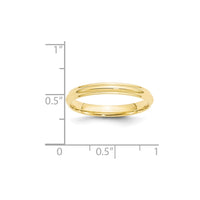 10KY 3mm Half Round with Edge Band Size 14
