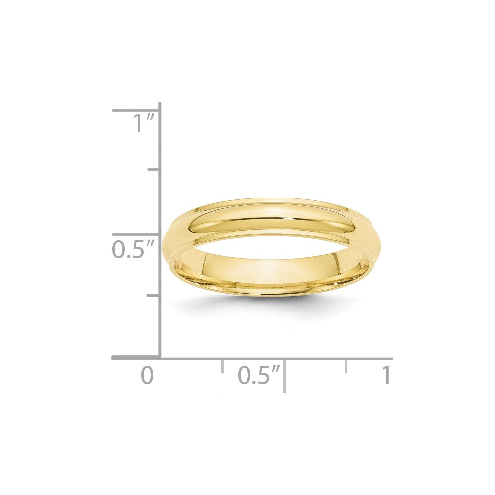 10KY 4mm Half Round with Edge Band Size 9.5