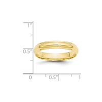 10KY 4mm Half Round with Edge Band Size 6