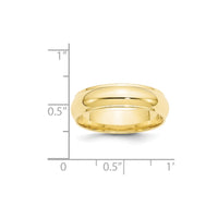 10KY 6mm Half Round with Edge Band Size 12