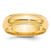 10KY 6mm Half Round with Edge Band Size 10.5