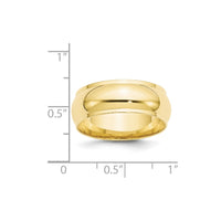 10KY 8mm Half Round with Edge Band Size 13.5