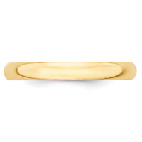 10KY 3mm LTW Half Round Band Size 11