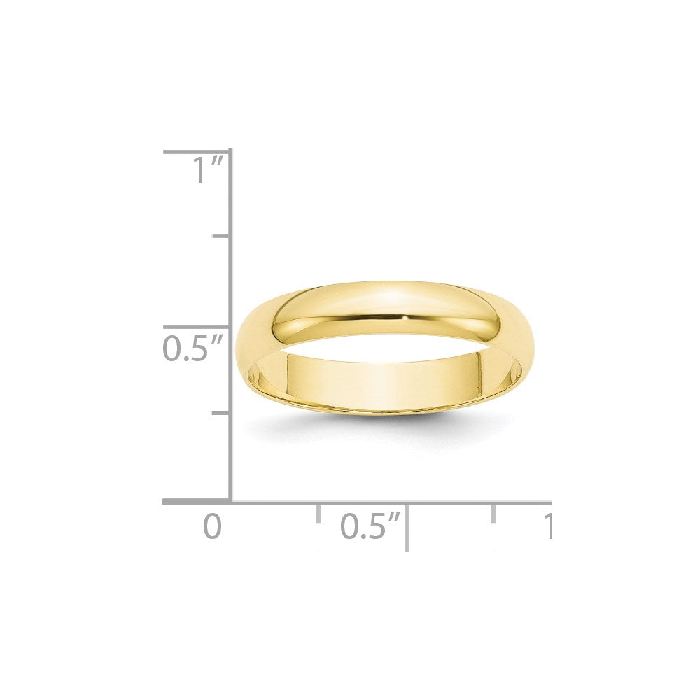 10KY 4mm LTW Half Round Band Size 10