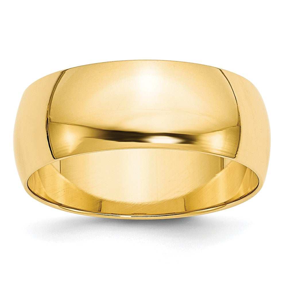 10KY 8mm LTW Half Round Band Size 10