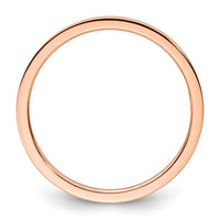 10K Rose Gold 1.2mm Flat Stackable Band Size 5.5