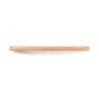 10K Rose Gold 1.2mm Milgrain Stackable Band Size 9.5