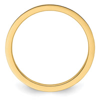 10K Gold 1.2mm Criss-Cross Pattern Stackable Band Size 6