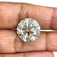 2.10 Ct Lab Grown CVD Diamond 8.50 mm Round D Color, IF Certified Loose Diamond ABC Jewelery