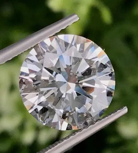2.50 Ct Lab-Grown CVD Diamond 8.95 mm Round D - F, IF Clarity, Certified Diamond ABC Jewelery