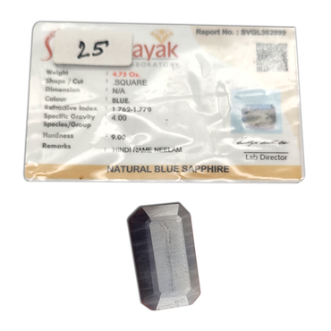 A+ QUALITY NATURAL BLUE SAPPHIRE, BLUE COLORED, WEIGHT 4.75 Cts. GEM_ABC_25 ABC Jewelries