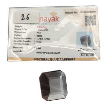 AA+ QUALITY NATURAL BLUE SAPPHIRE, BLUE COLORED, WEIGHT 8.05 Cts. GEM_ABC_26 ABC Jewelries