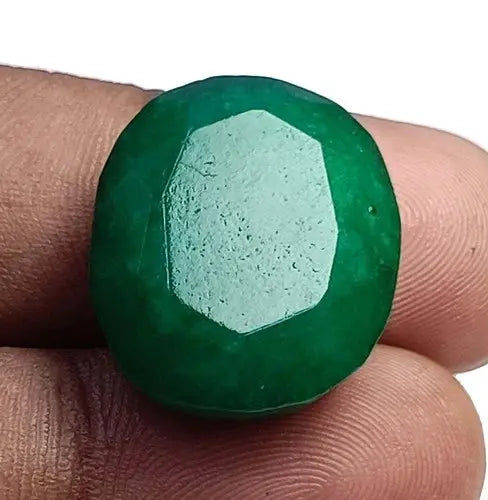 27.70 Carat Natural Green Emerald IGL Certified 20x18mm Oval Cut Gemstone 5OSE ABC Jewelery