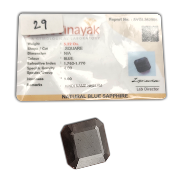 A+ QUALITY NATURAL BLUE SAPPHIRE, BLUE COLORED, WEIGHT 5.52 Cts. GEM_ABC_29 ABC Jewelries