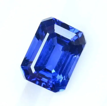 3.60 CT Natural Ceylon Blue Sapphire Emerald Certified Flawless Loose Gemstone ABC Jewelery