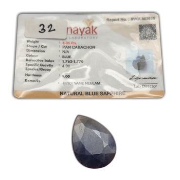 AA+ QUALITY NATURAL BLUE SAPPHIRE, BLUE COLORED, WEIGHT 5.58 Cts. GEM_ABC_32 ABC Jewelries