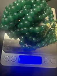 4 Strand Womens Green Emerald 1093.00 Cts Beautiful Necklace Jewelery ABC Jewelery