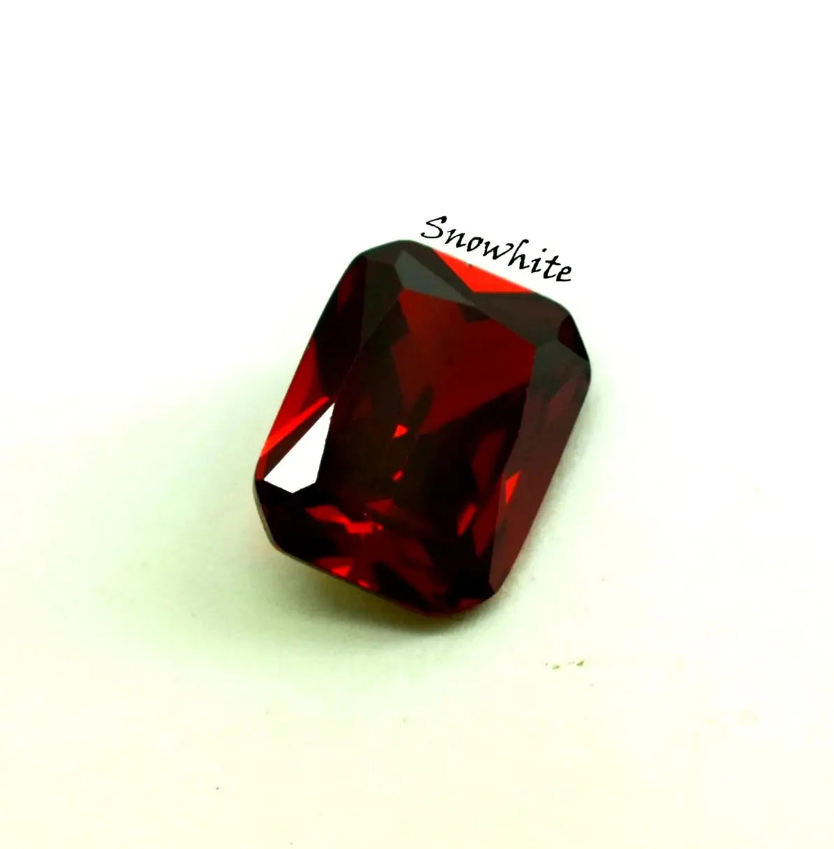5 Ct Natural Red Garnet Emerald Cut Certified Loose Gemstone Rich Dark Color ABC Jewelries