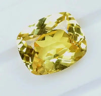 5.75 CT Natural Ceylon Yellow Sapphire Cushion Certified Flawless Loose Gemstone ABC Jewelery