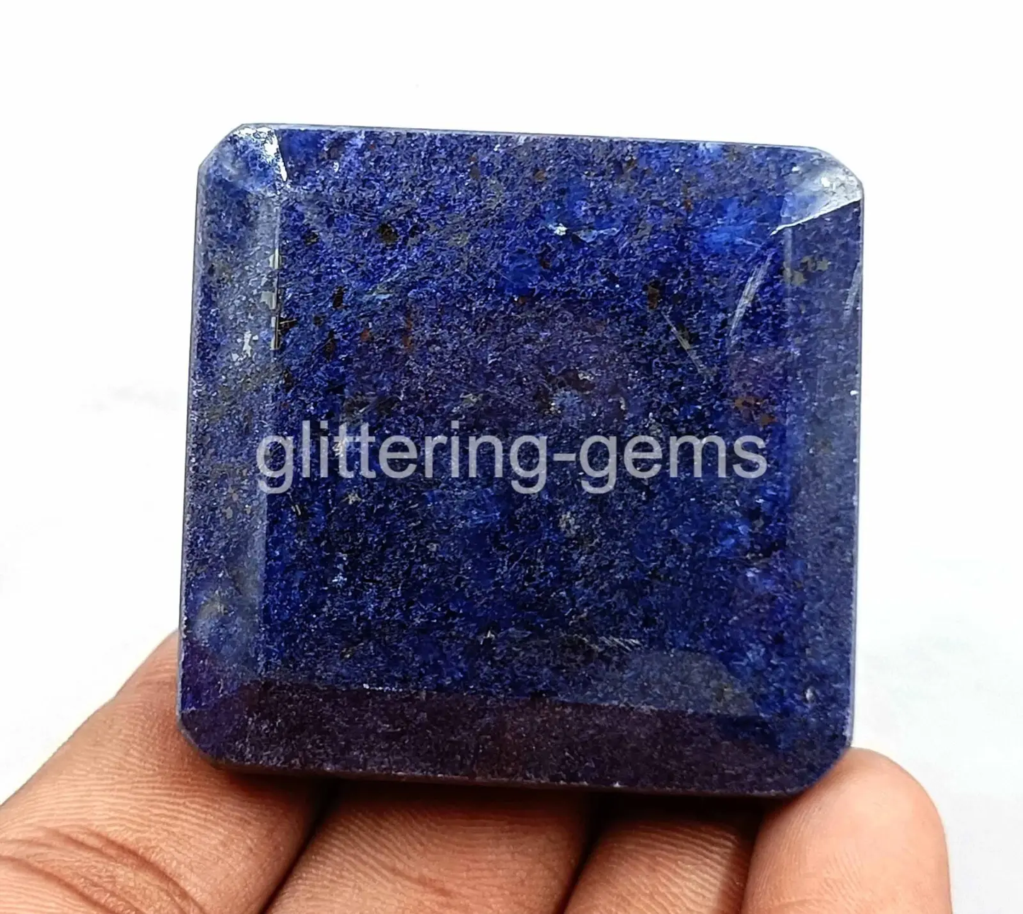 531 Ct Natural African Blue Sapphire Emerald Cut IGL Certified Loose Gemstone SC ABC Jewelery