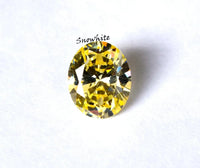 6 Ct Natural Yellow Sapphire Oval Cut Certified Loose Gemstone Bright & Elegant ABC Jewelries