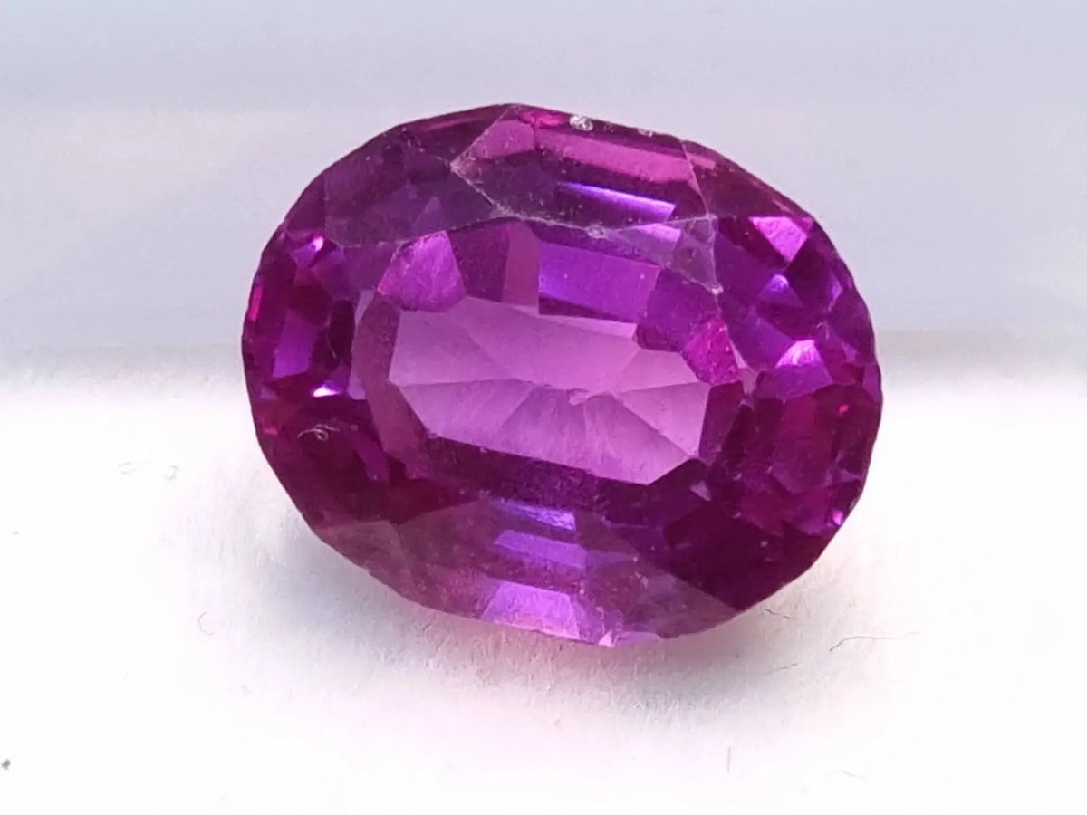 6.72 CT Natural Purple Blue Sapphire Oval Cut Certified Loose Gemstone A-61 ABC Jewelries