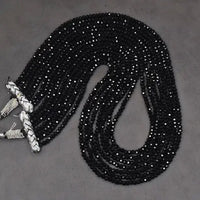 7 Strand Amazing Cut Spine Most Beautiful 306.00 Cts Beaded Necklace VK 12 E535 ABC Jewelery