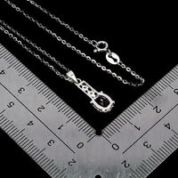 925 Sterling Silver Necklace Oval Ruby 8x6mm Natural Gemstone Jewelry 18inches ABC Jewelery