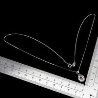 925 Sterling Silver Necklace Oval Star Ruby 6x4mm Ruby Diamond Cut Gemstone 18in ABC Jewelery