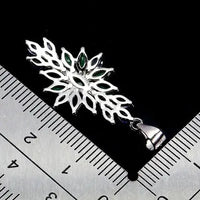 925 Sterling Silver Pendant Marquise Emerald Tanzanite Natural Gemstone Jewelry ABC Jewelery