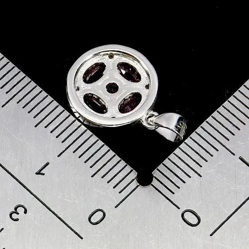 925 Sterling Silver Pendant Oval Ruby 5x3mm Natural Gemstone Jewelry ABC Jewelery