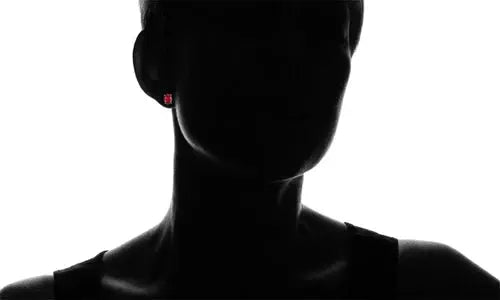 925 Sterling Silver Ruby Oval Cut Pendant Necklace and Earring Set For Women ABC Jewelery