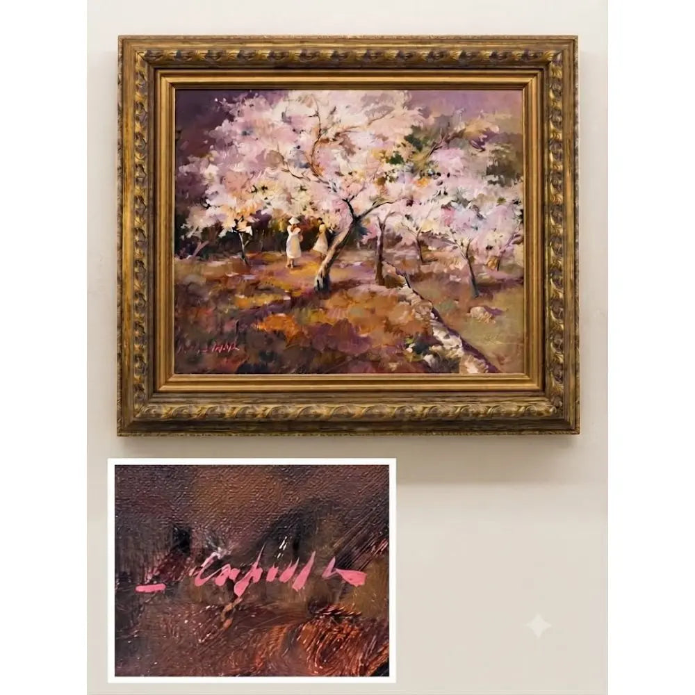 A flawless investment for any art lover, Spring Blossoms, 30” H x 34” W