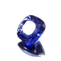AAA 9x9 MM Natural Flawless Ceylon Blue Sapphire Loose Cushion Gemstone Cut ABC Jewelery