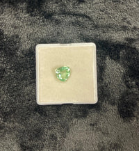AAA+ Certified Natural 1 Piece Blue Green Tourmaline Trillion Shaped Gemstone, Weight: 4 ct, Size 9x6 ABC Jewelries