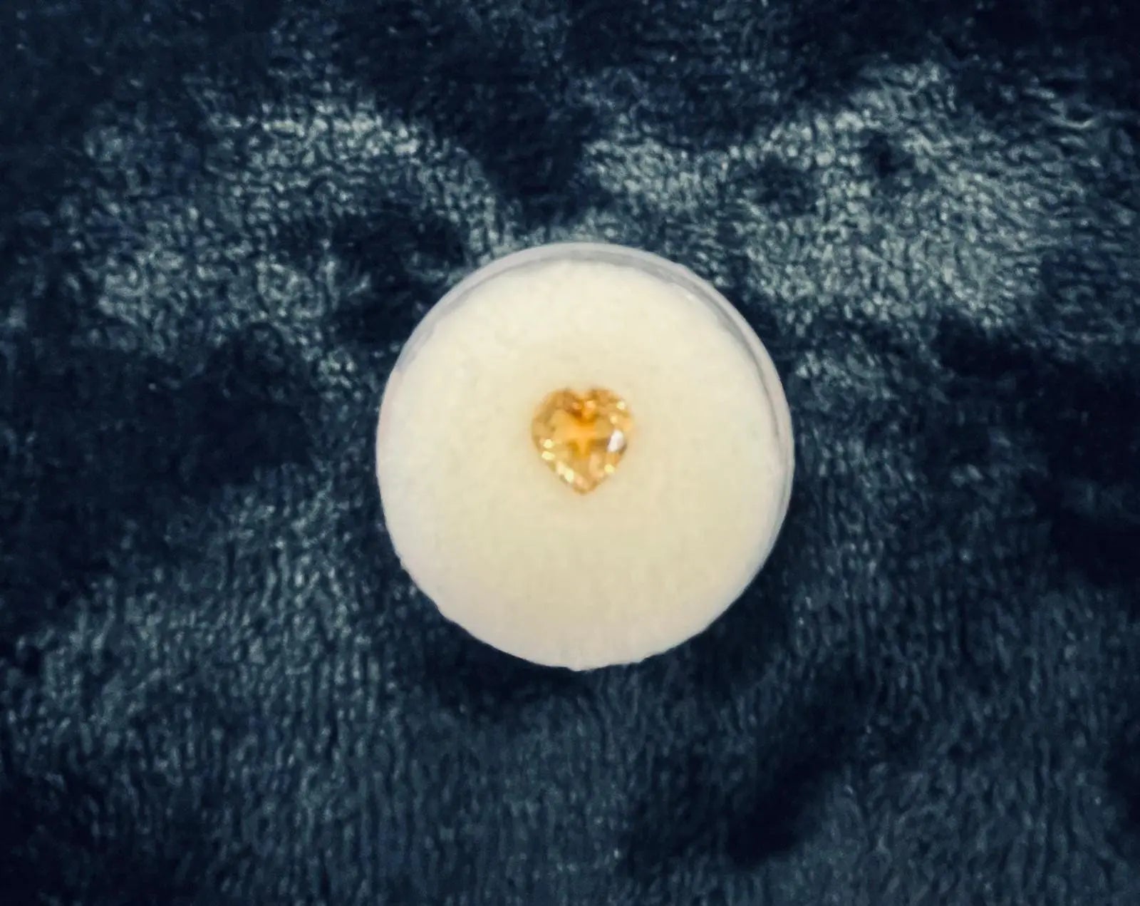 AAA+ Certified Natural 1 Piece Citrine/Gold Heart Shaped Gemstone, Weight: 1.18 ct, Size 10x6 ABC Jewelries