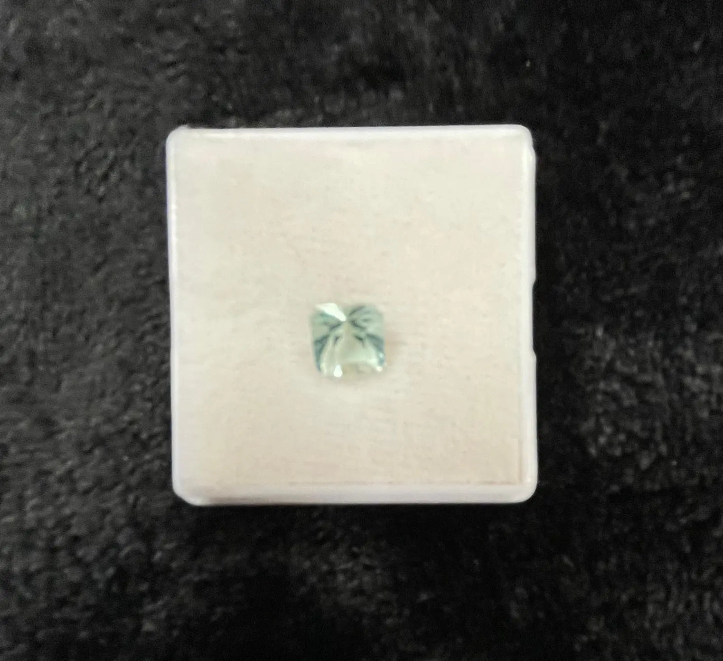 AAA+ Certified Natural 1 Piece Green-Blue Fluorite Cushion Cut Shaped Gemstone, Weight: 2.5 ct, Size 6x6 ABC Jewelries