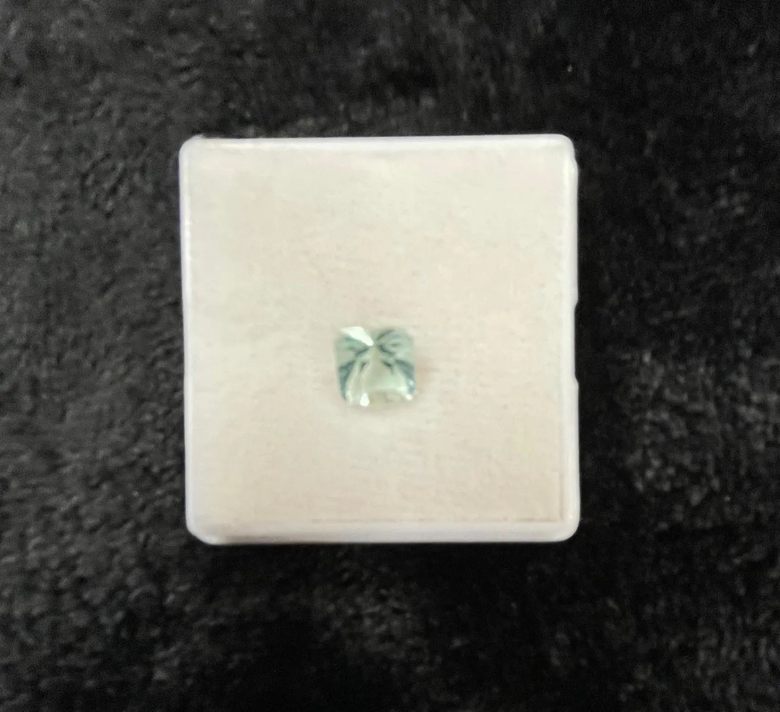 AAA+ Certified Natural 1 Piece Green-Blue Fluorite Cushion Cut Shaped Gemstone, Weight: 2.5 ct, Size 6x6 ABC Jewelries