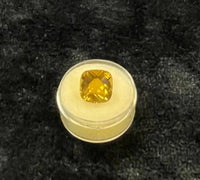 AAA+ Certified Natural 1 Piece Imperial Golden Topaz Square Cushion Shaped Gemstone, Weight: 7.5 ct, Size 40x40 ABC Jewelries