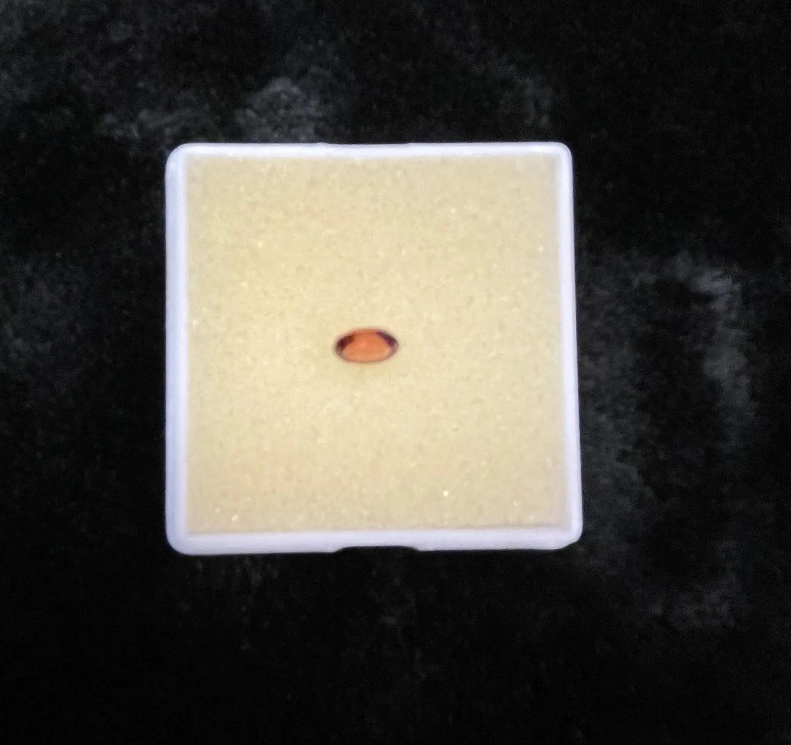 AAA+ Certified Natural 1 Piece, Brazilian GRANET Oval Shaped Gemstone, Weight: 0.57 ct, Size 6x4 ABC Jewelries