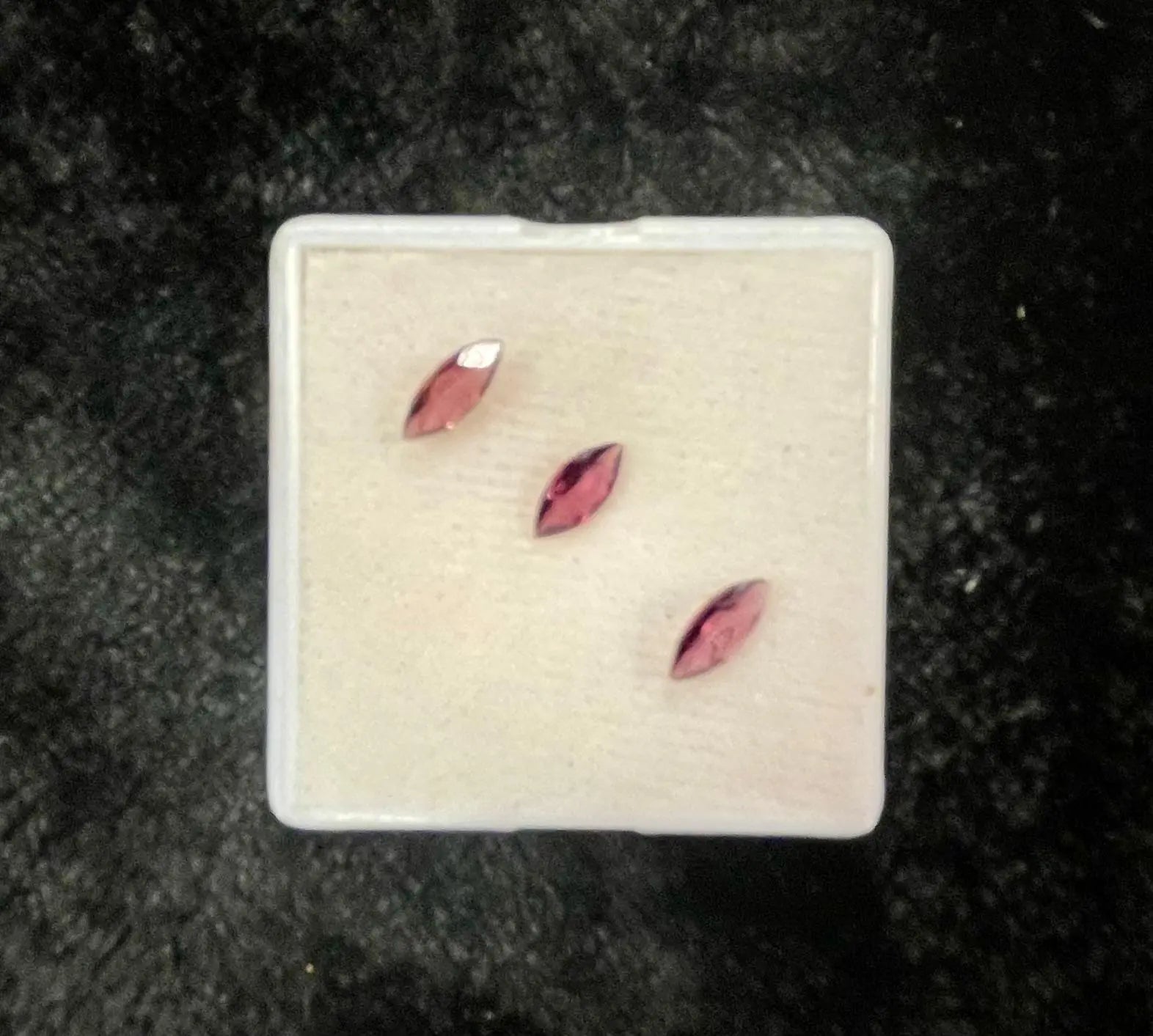 AAA+ Certified Natural African 3 Pieces Rhodolite Garnet /Raspberry-Red Marquis Shaped Gemstone, Weight: 3.6 ct, Size 4x6 ABC Jewelries