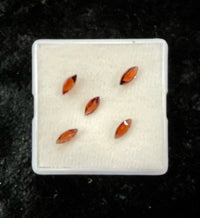 AAA+ Certified Natural African 5 Pieces Mexican Red Fluorite Marquis Cut Gemstone, Weight: 5 ct, Size 4x6 ABC Jewelries