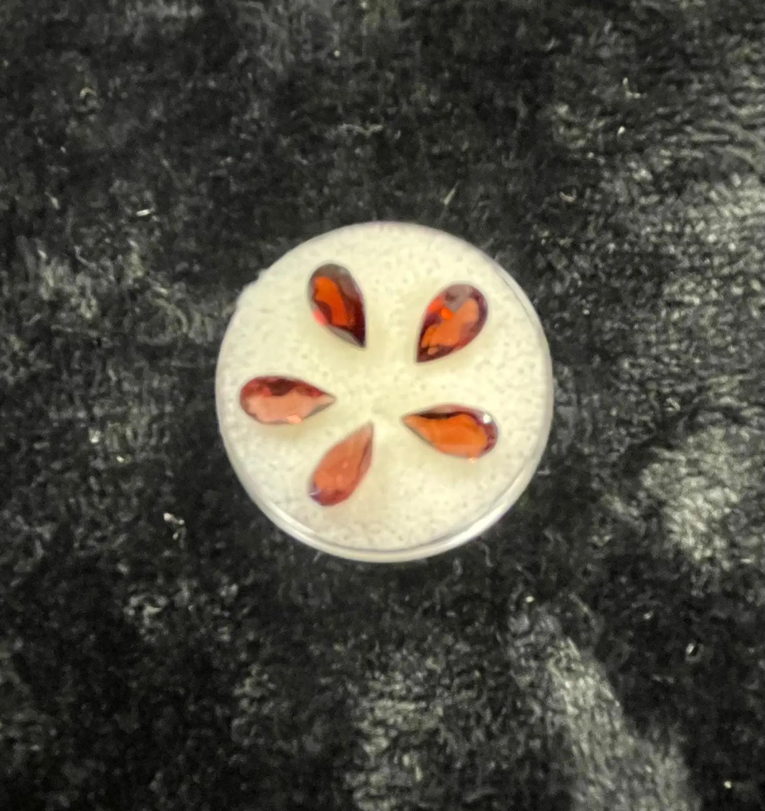 AAA+ Certified Natural African 5 Pieces Mexican Red Fluorite Pear Shaped Gemstone, Weight: 5 ct, Size 10x6 ABC Jewelries