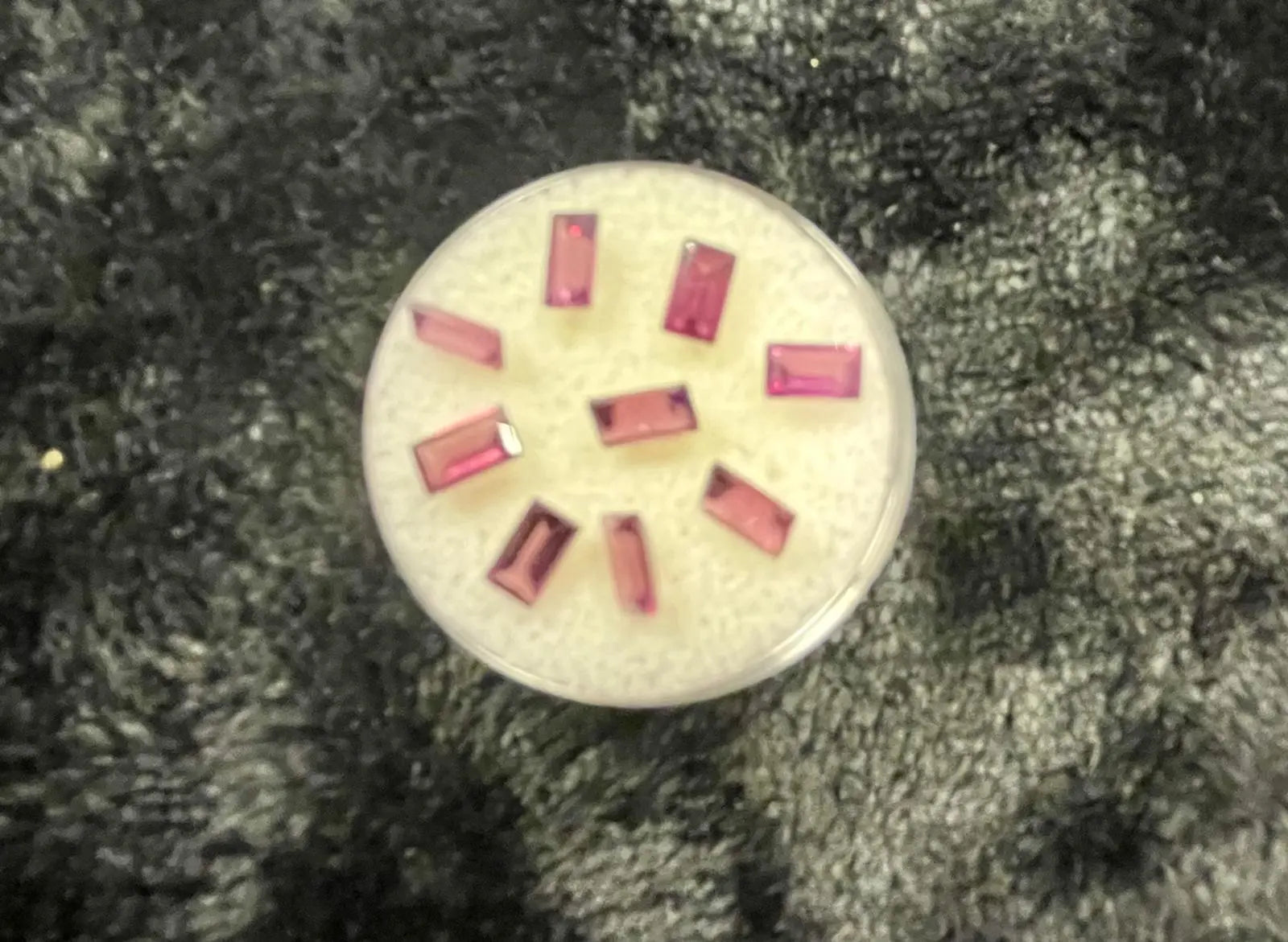 AAA+ Certified Natural African 9 Pieces Rhodolite Garnet / Raspberry-Red Rectangle Shaped Emerald Cut Gemstone, Weight: 4.5 ct, Size 5x3 ABC Jewelries