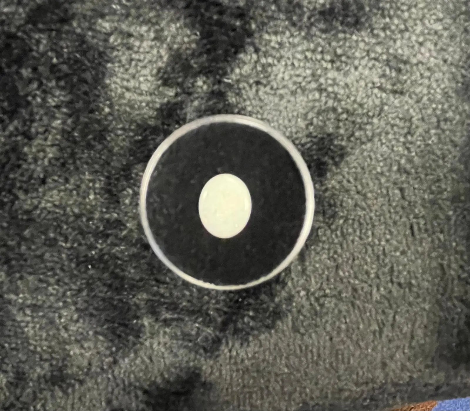 AAA+ Certified Natural Australian 1 Piece Oval Shaped White Opal Gemstone, Weight: 1.15 ct, Size 8x10 ABC Jewelries