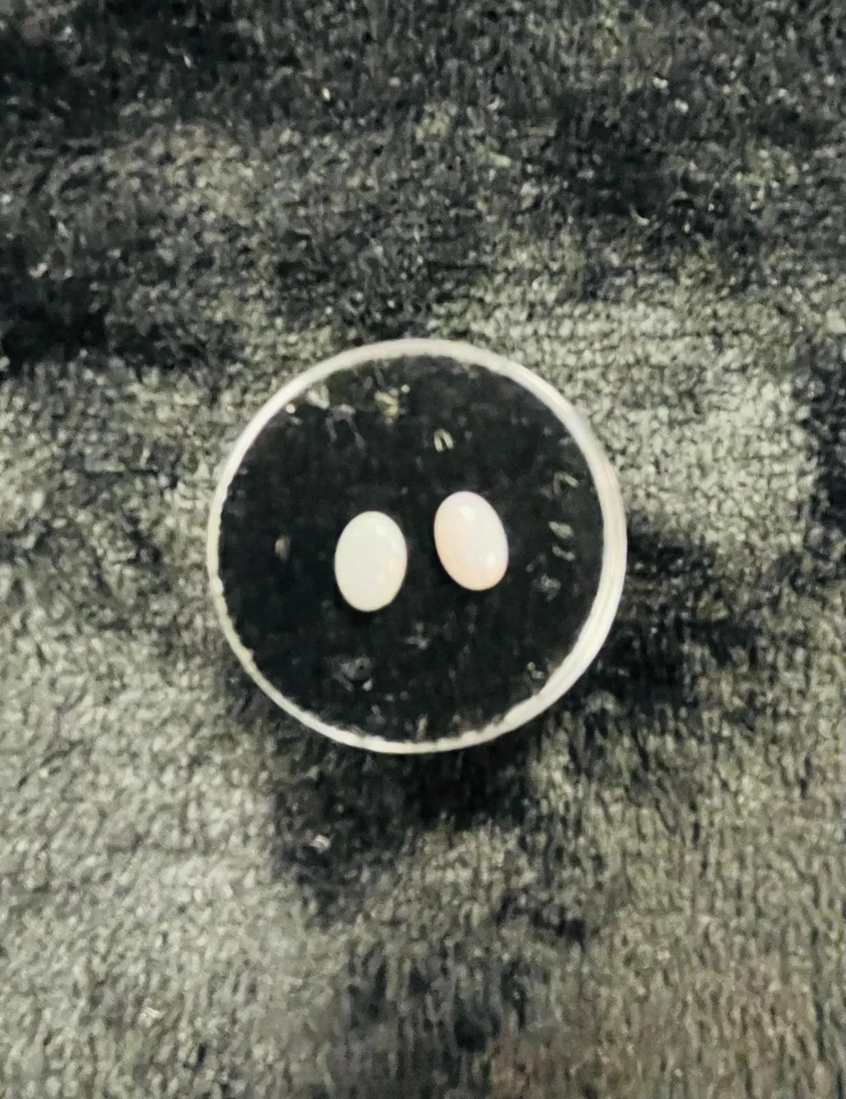 AAA+ Certified Natural Australian 2 Piece Oval Shaped White Opal Gemstone, Weight: 0.60, Size: 4x6 ABC Jewelries