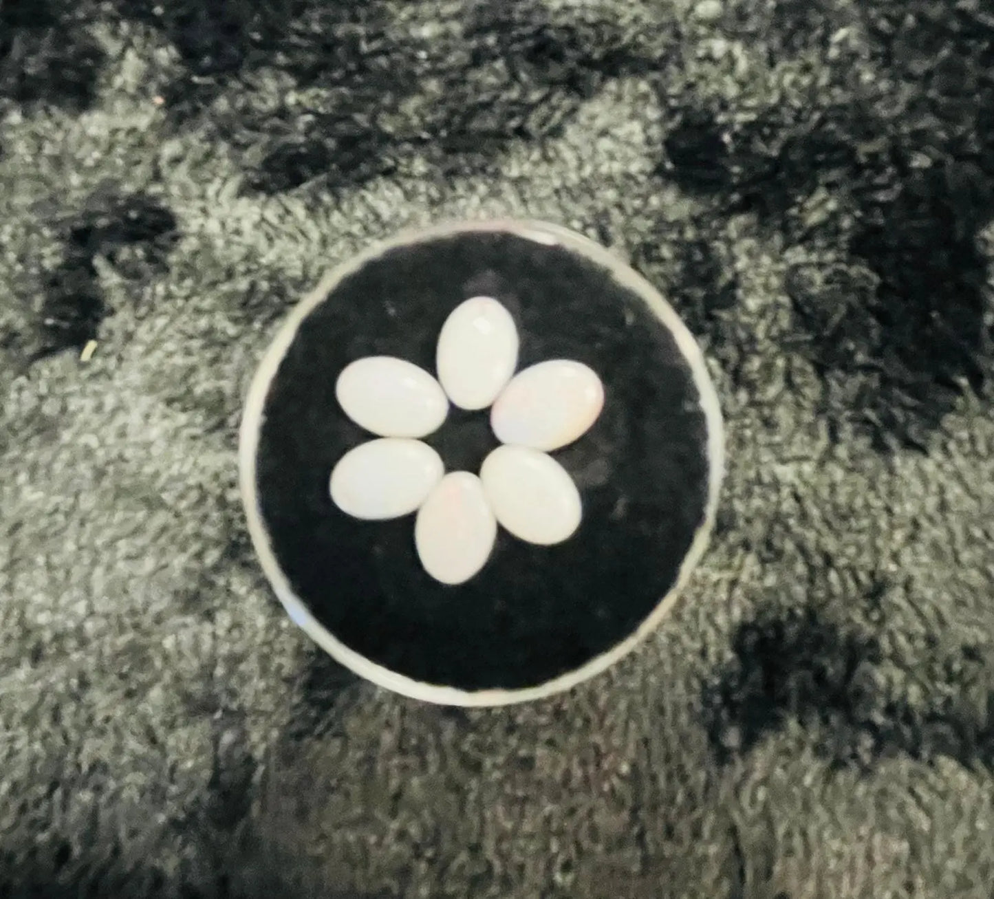 AAA+ Certified Natural Australian 6 Piece Oval Shaped White Opal Gemstone, Weight: 0.60, Size: 4x6 ABC Jewelries