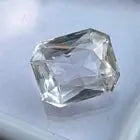 AAA+ Certified Natural Emerald Cut Flawless White Sapphire 9.87 Ct Loose Certified Gemstone ABC Jewelries