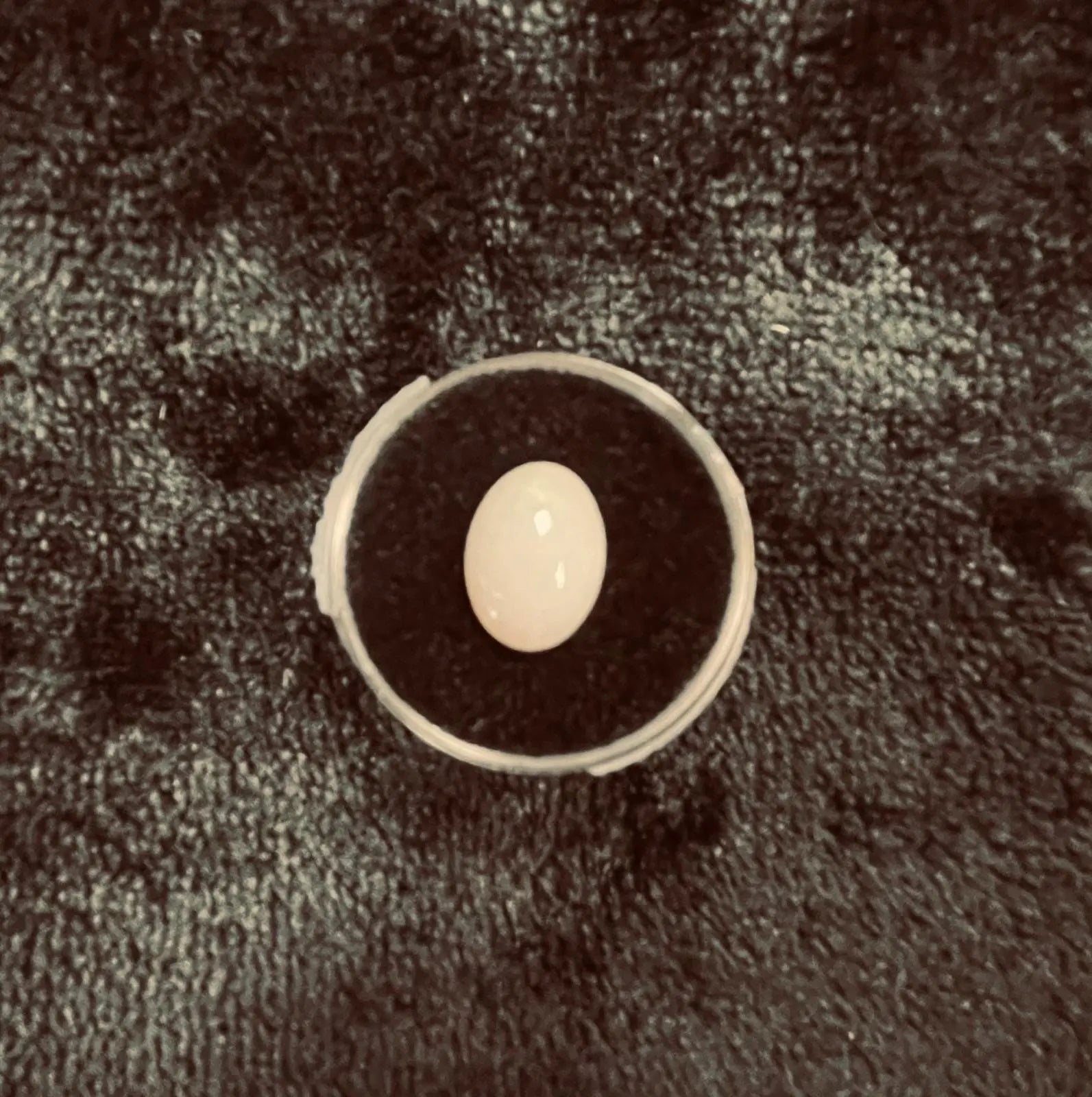 AAA+ Certified Natural Ethiopian 1 Piece Oval Shaped Cream Opal Gemstone, Weight: 2.67, Size: 10x14 ABC Jewelries