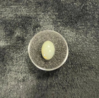 AAA+ Certified Natural Ethiopian 1 Piece Oval Shaped Gray Opal Gemstone, Weight: 3.35, Size: 10x14 ABC Jewelries